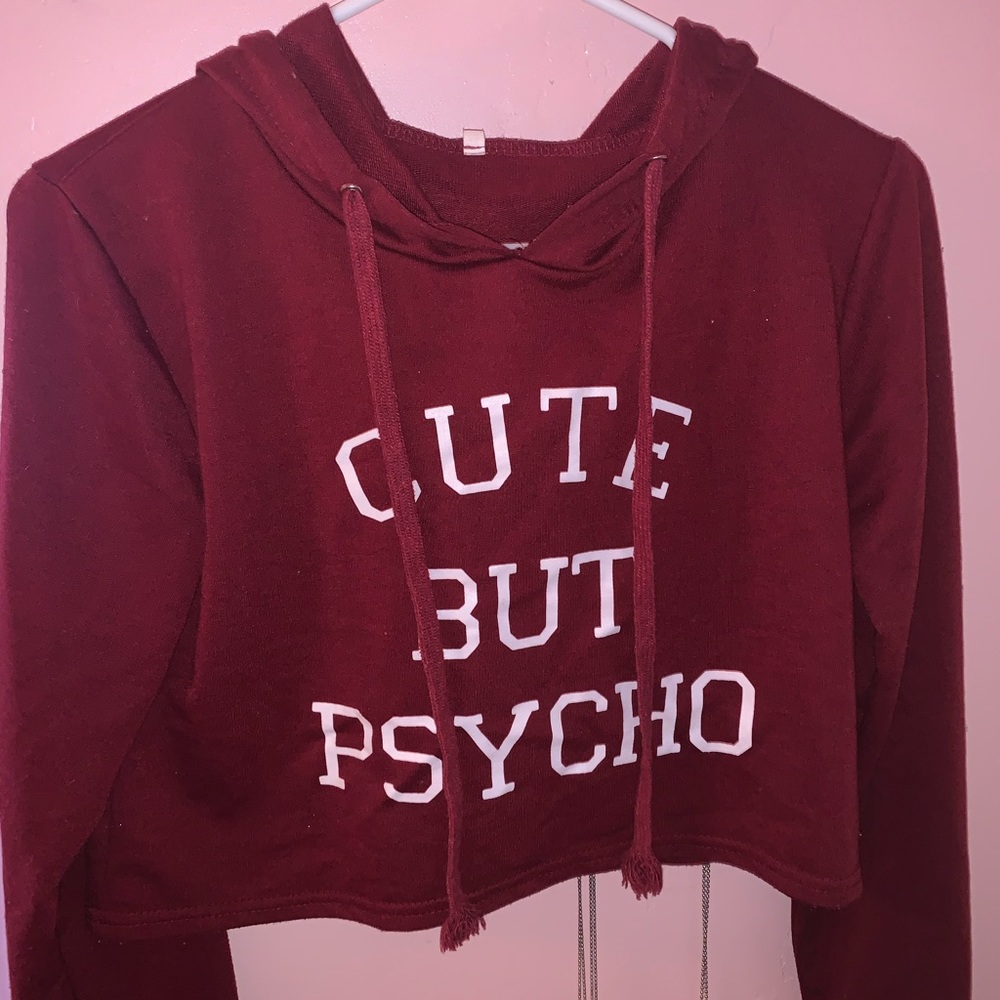 cropped hoodie